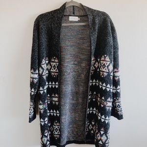 Women’s Nordstrom Longline Wool Cardigan Sweater